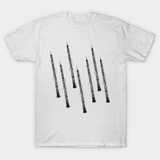 Oboe on white T-Shirt